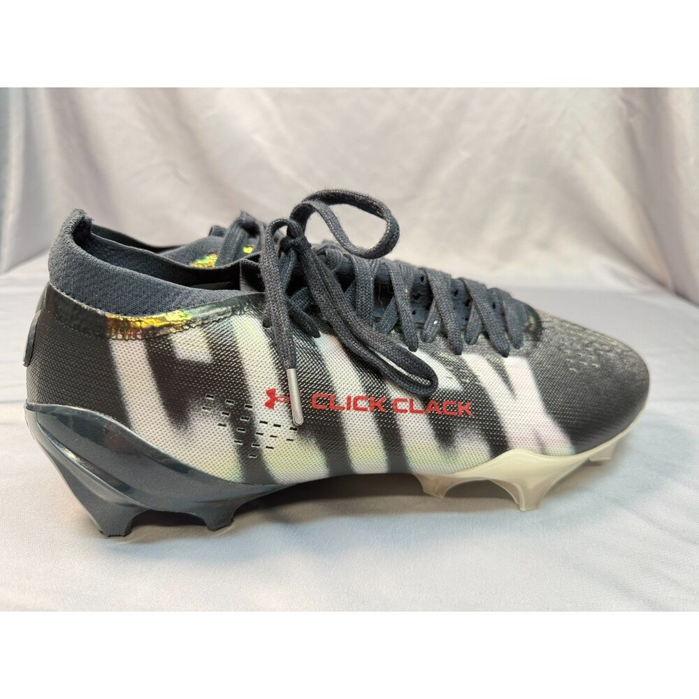 Under Armour Blur Pro Click Clack Football Cleats Black 6006207-016 NWOB SZ 14